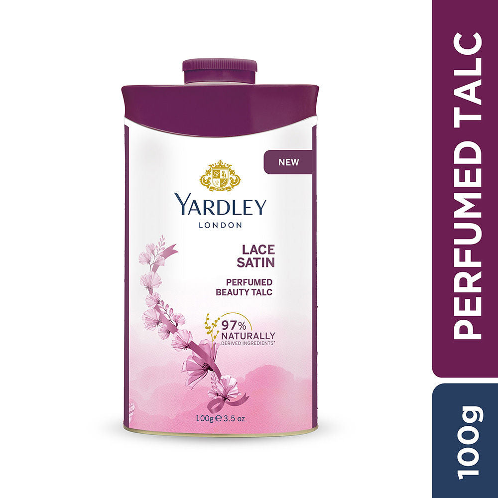 Yardley London Lace Satin Talc, 100g Buy at Indicrest