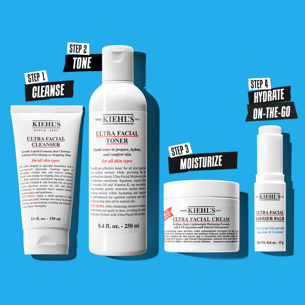 Kiehl's Ultra Facial Cream With 72 Hour Hydration - Moisturizer For Softer, Hydrated Skin, 28ml
