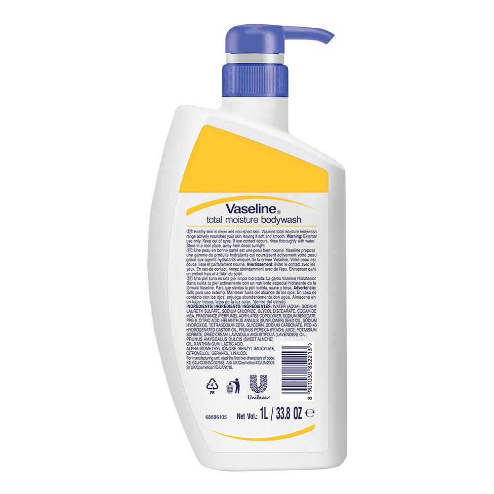 Vaseline Total Moisture Body Wash For Healthy & Fresh Skin, 1000ml Buy at Indicrest Image 3