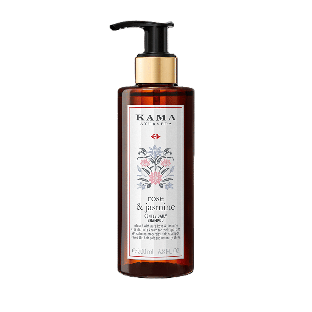 Kama Ayurveda Rose & Jasmine Gentle Daily Shampoo, 200ml, Buy from Indicrest