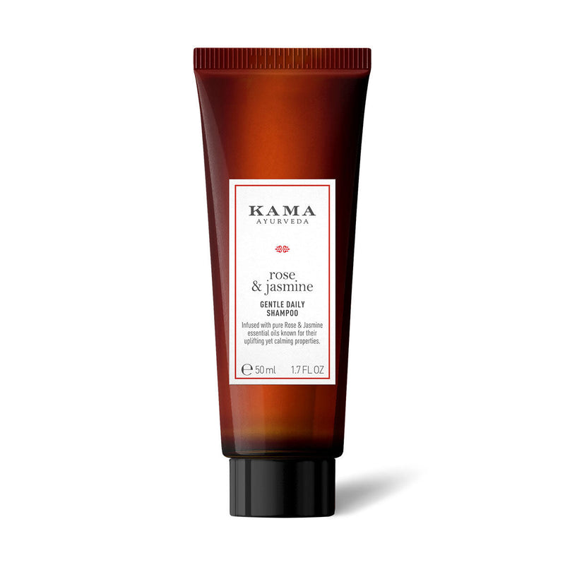 Kama Ayurveda Rose & Jasmine Gentle Daily Shampoo, 50ml, Buy from Indicrest