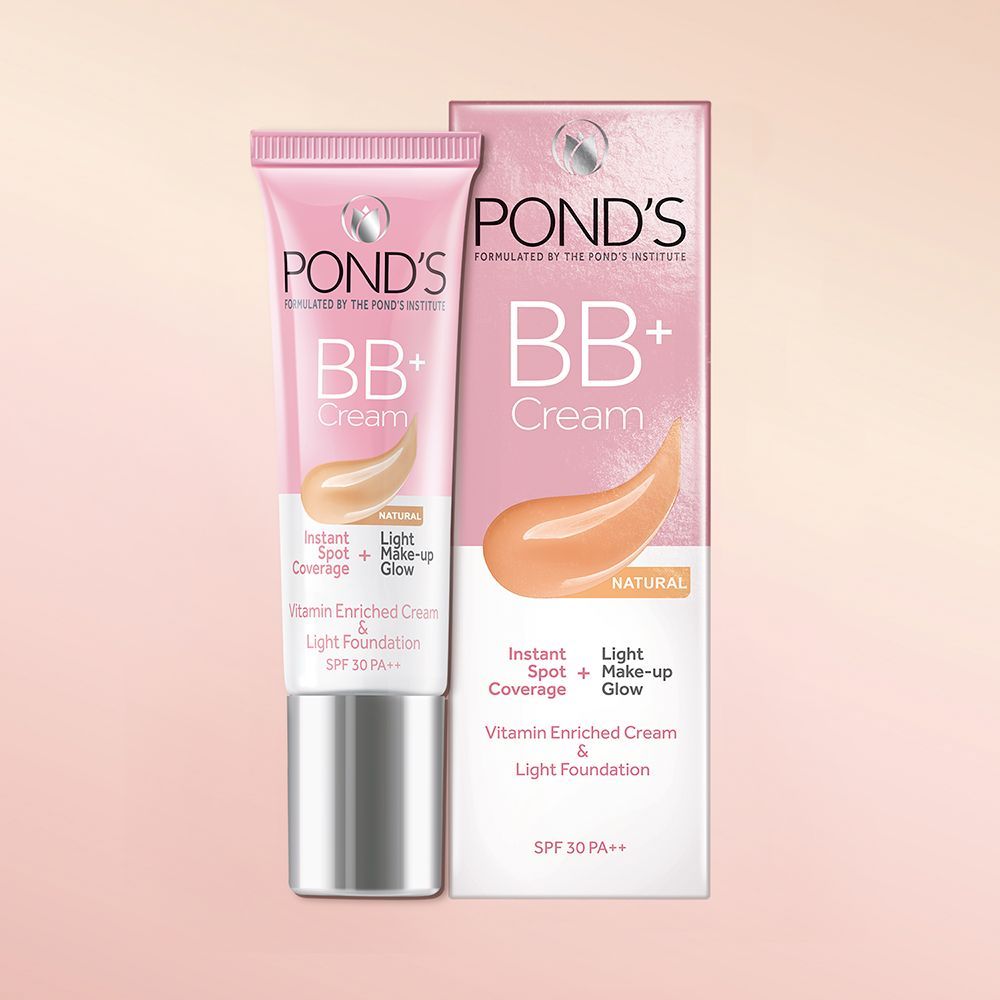 Pond’s Bb+ Cream Instant Spot Coverage + Light Make-up Glow Natural SPF 30 PA++ Natural, 9g Buy at Indicrest Image 15