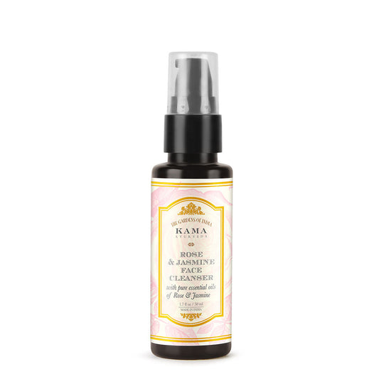 Kama Ayurveda Rose Jasmine Face Cleanser For Clear Skin- Gentle & Hydrating Face Wash, 50ml, Buy from Indicrest