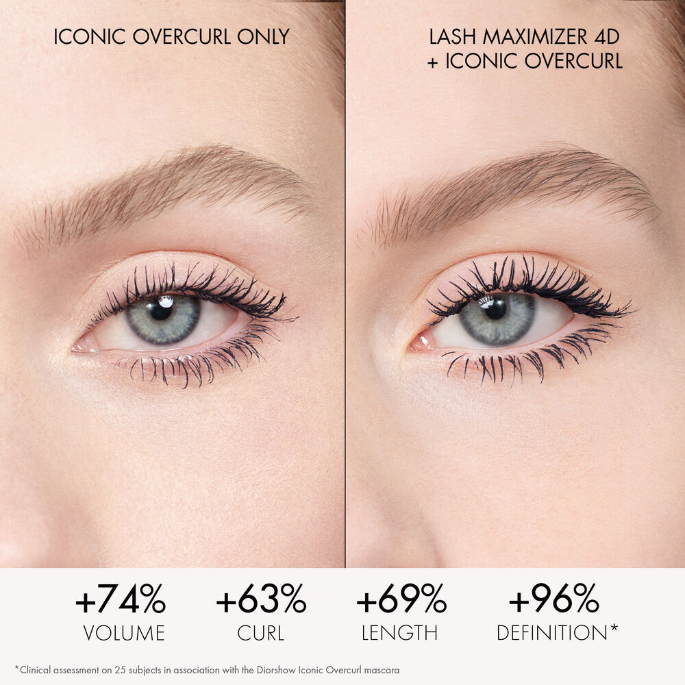 DIOR DIORshow Iconic Overcurl 24H Wear Spectacular Volume And Curl Mascara - 090 Black, 6 g