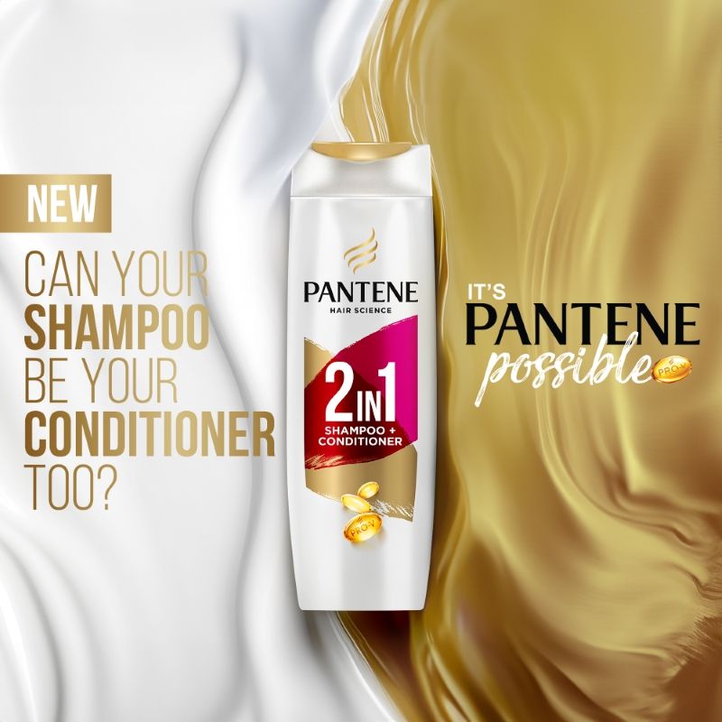 Pantene 2 In 1 Hairfall Control Shampoo + Conditioner, 180ml Buy at Indicrest Image 6