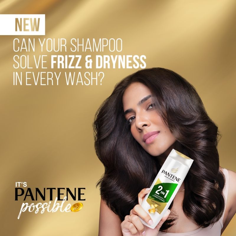 Pantene 2 In 1 Silky Smooth Care Shampoo + Conditioner, 180ml Buy at Indicrest Image 5