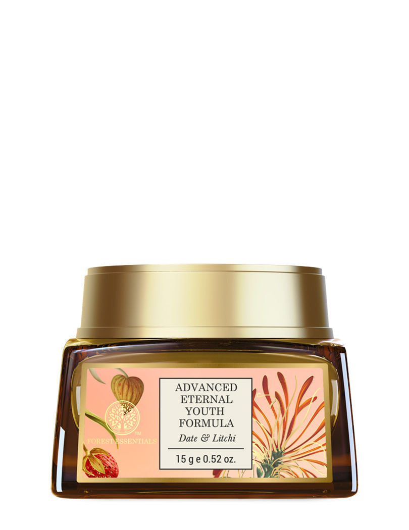 Forest Essentials Night Cream Eternal Youth Date & Litchi Anti Ageing Moisturiser, 15g