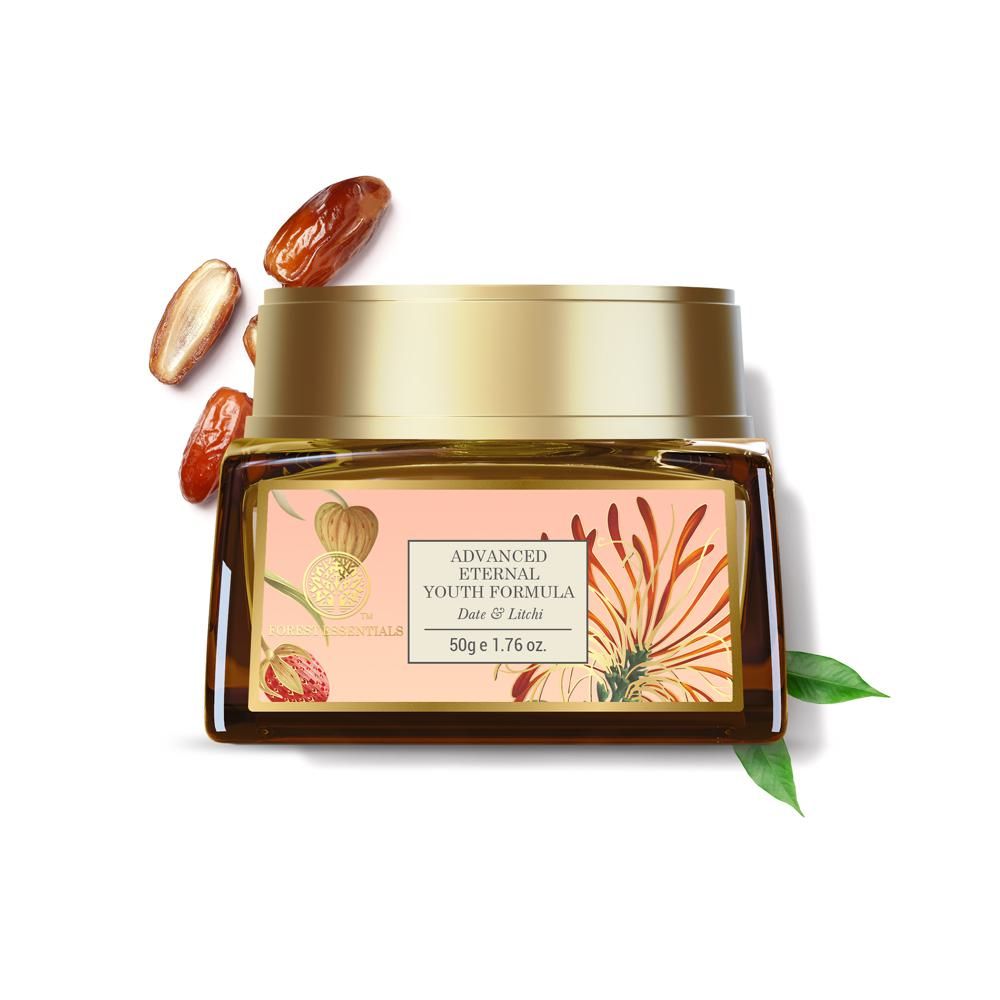 Forest Essentials Advanced Eternal Youth Formula Date & Litchi, 50g, Buy from Indicrest