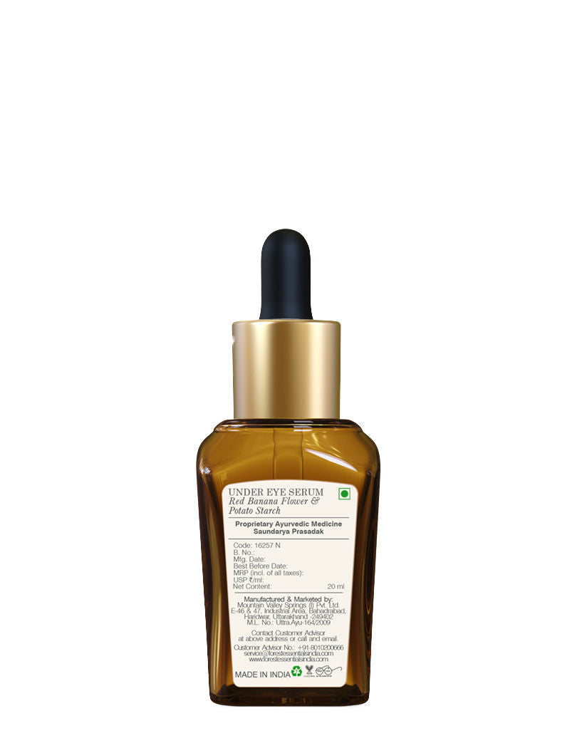 Forest Essentials Concentrate Bakuchiol, Caffeine & Hyaluronic Acid Under Eye Serum, 20ml