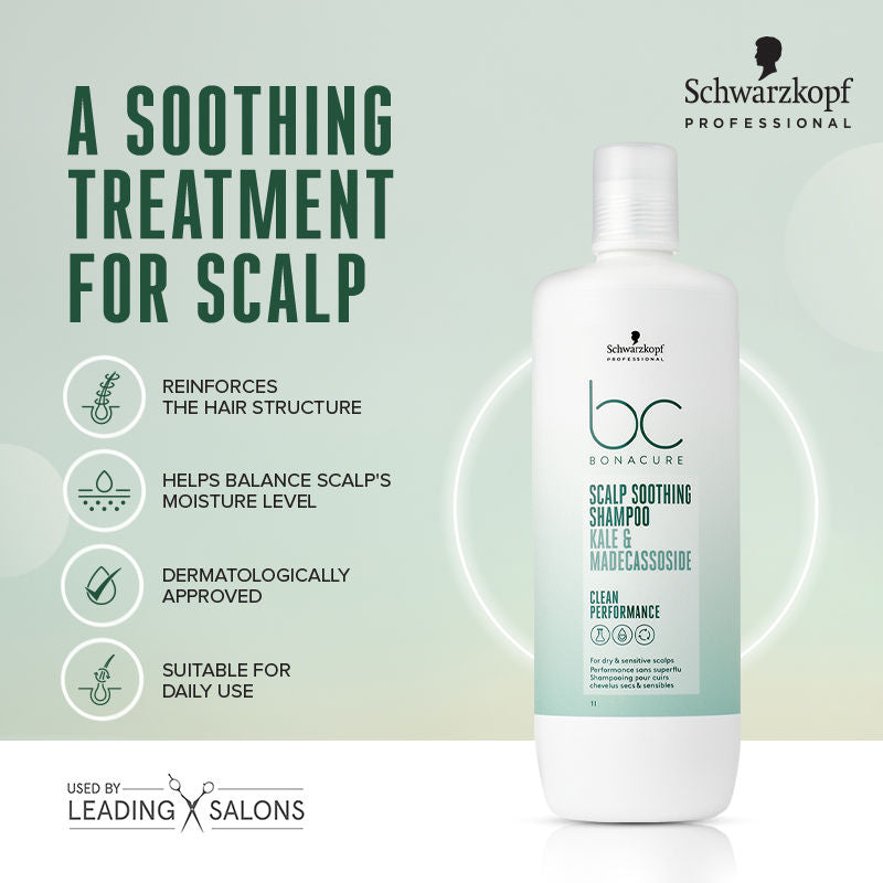 Schwarzkopf Professional Scalp Soothing Shampoo, 1000ml Buy at Indicrest Image 2