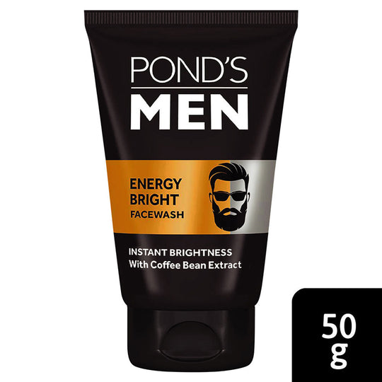 Pond’s Men Energy Bright Facewash With Coffee Bean Extracts Brightens Skin, 50g Buy at Indicrest