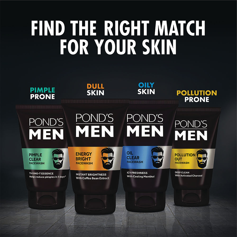 Pond’s Men Energy Bright Facewash With Coffee Bean Extracts Brightens Skin, 50g Buy at Indicrest Image 7