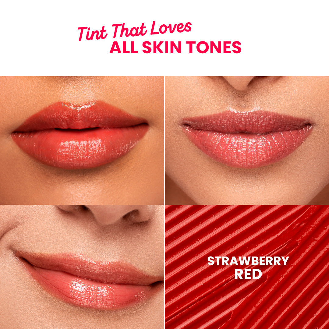 Dot & Key SPF 50+ Barrier Repair Hydrating Lip Balm, Strawberry Red Buy at Indicrest Image 6
