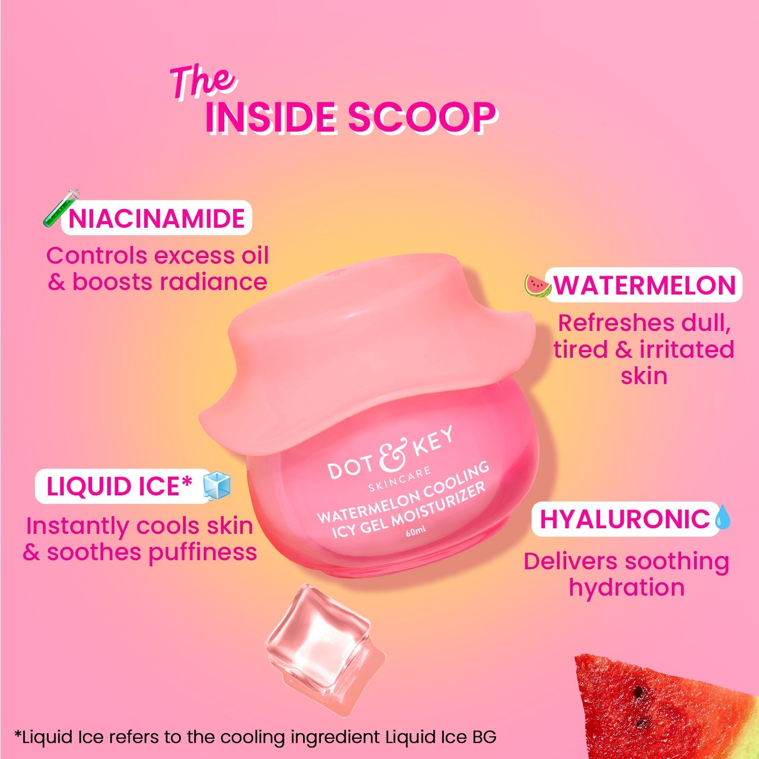 Dot & Key Instant Cooling Watermelon Duo, (60ml+50g)
