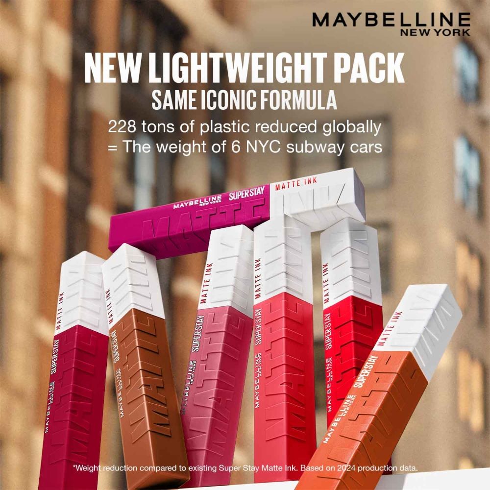 Maybelline New York Super Stay Matte Ink Liquid Lipstick, Lasts Up to 16 Hours - 135 Globe Trotter, 5ml Buy at Indicrest Image 7