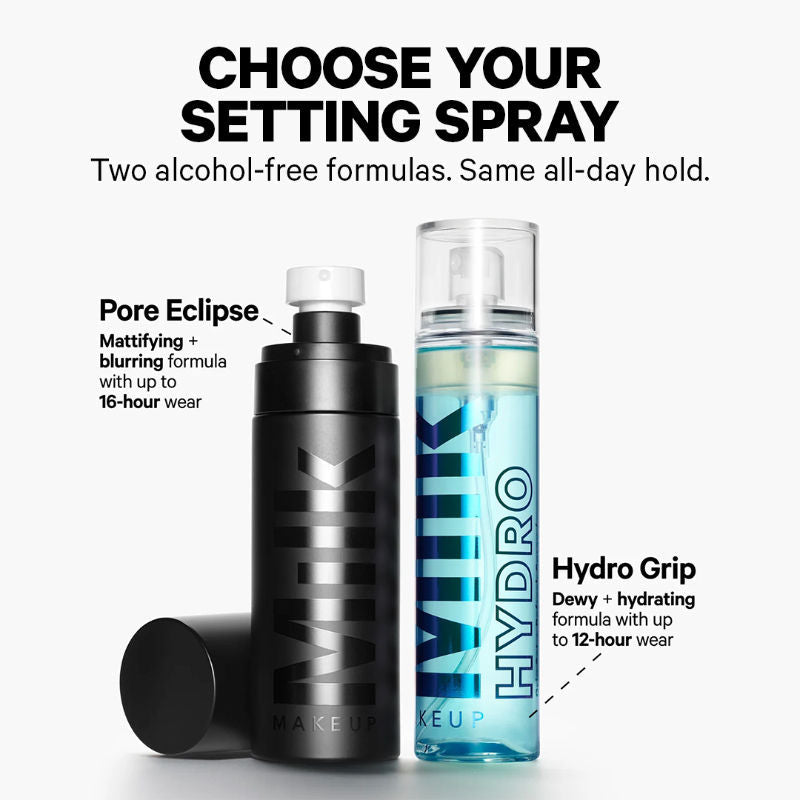 MILK MAKEUP Hydro Grip Set + Refresh Spray Travel Size, 50ml