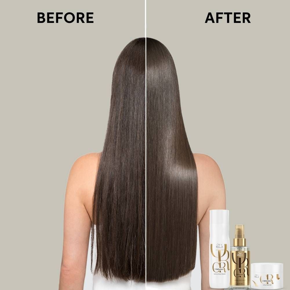 Wella Professionals Oil Reflections Luminous Smoothening Hair Oil with Camellia Oil For Frizz-Free Hair, 100ml Buy at Indicrest Image 3