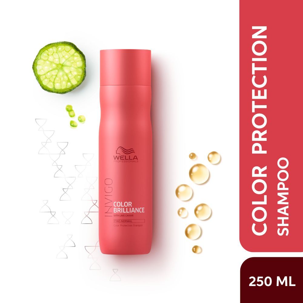 Wella Professionals Invigo Color Brilliance Shampoo With Lime Caviar, 250ml Buy at Indicrest