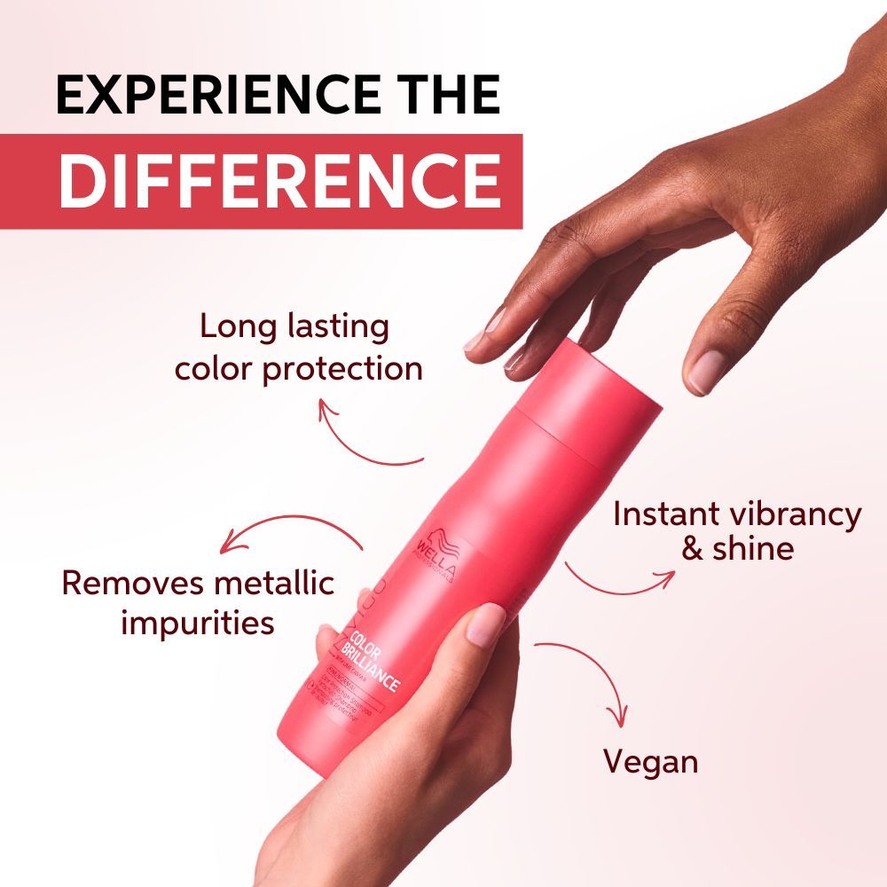 Wella Professionals Invigo Color Brilliance Shampoo With Lime Caviar, 250ml Buy at Indicrest Image 2