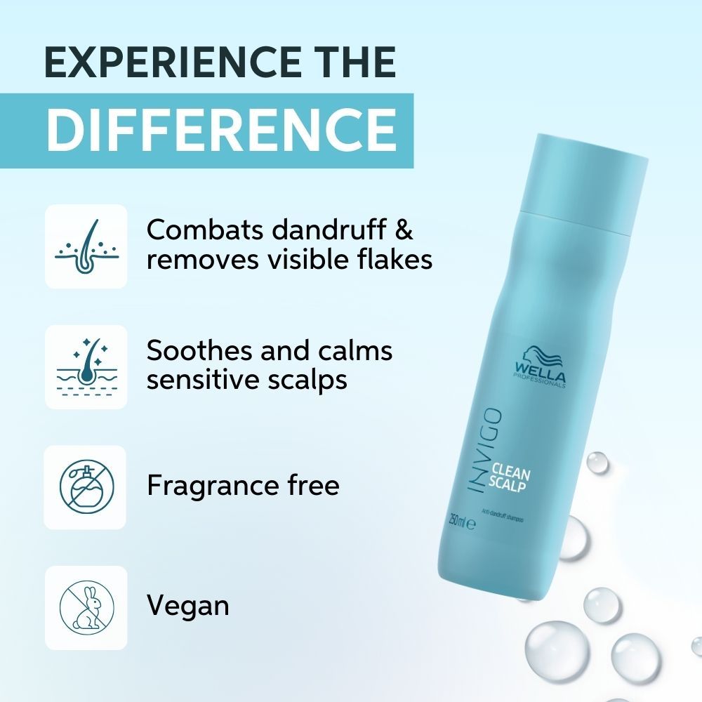 Wella Professionals Invigo Clean Scalp Anti Dandruff Shampoo, 250ml Buy at Indicrest Image 2