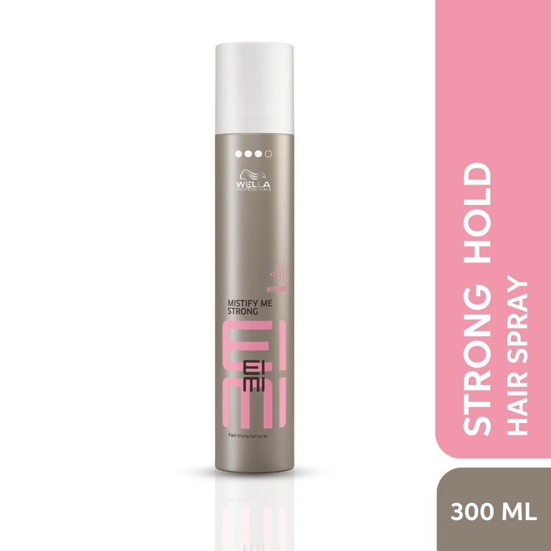 Wella Professionals EIMI Mistify Me Strong Hair Spray For 24H Hold, Frizz Control & Fast-Drying Finish, 300ml Buy at Indicrest