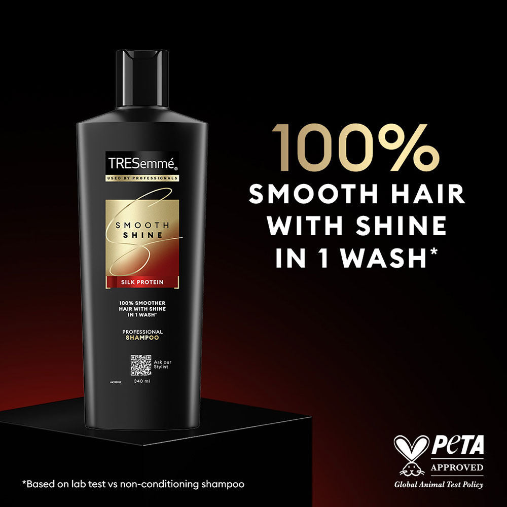 TRESemme Smooth & Shine Shampoo for Silky Smooth Hair with Biotin Moisturises Dry & Frizzy Hair, 580ml Buy at Indicrest Image 5