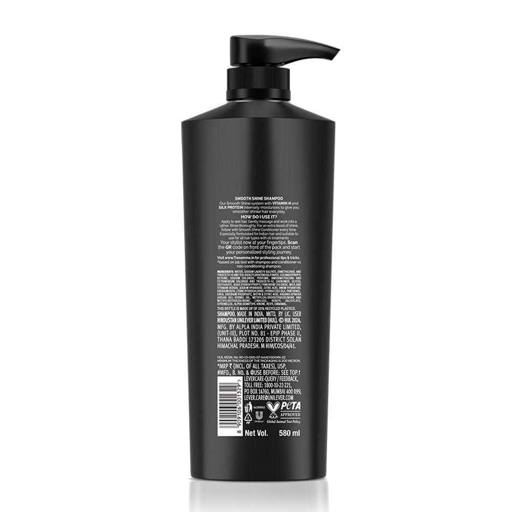 TRESemme Smooth & Shine Shampoo for Silky Smooth Hair with Biotin Moisturises Dry & Frizzy Hair, 580ml Buy at Indicrest Image 10