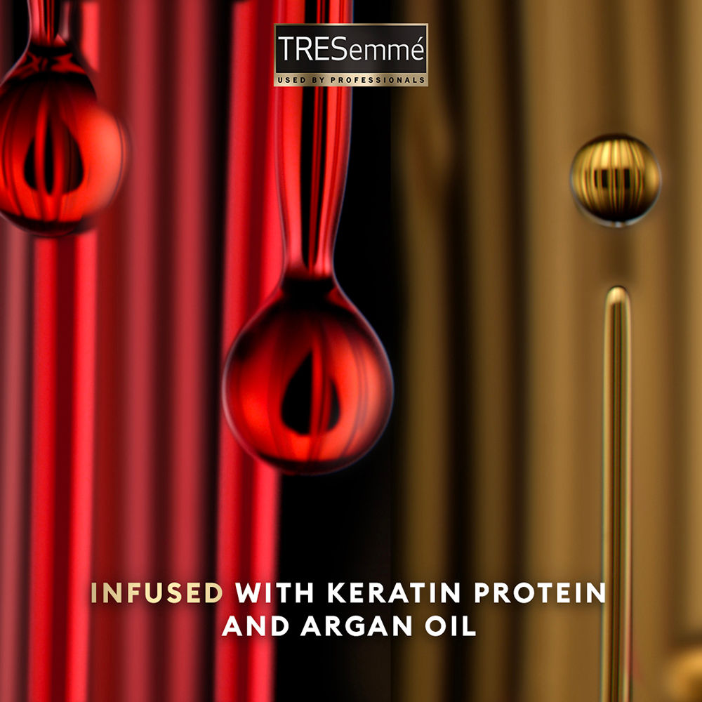 TRESemme Keratin Smooth Shampoo for Straighter Shinier Hair with Argan Oil Nourishes Dry Hair, 340ml Buy at Indicrest Image 7
