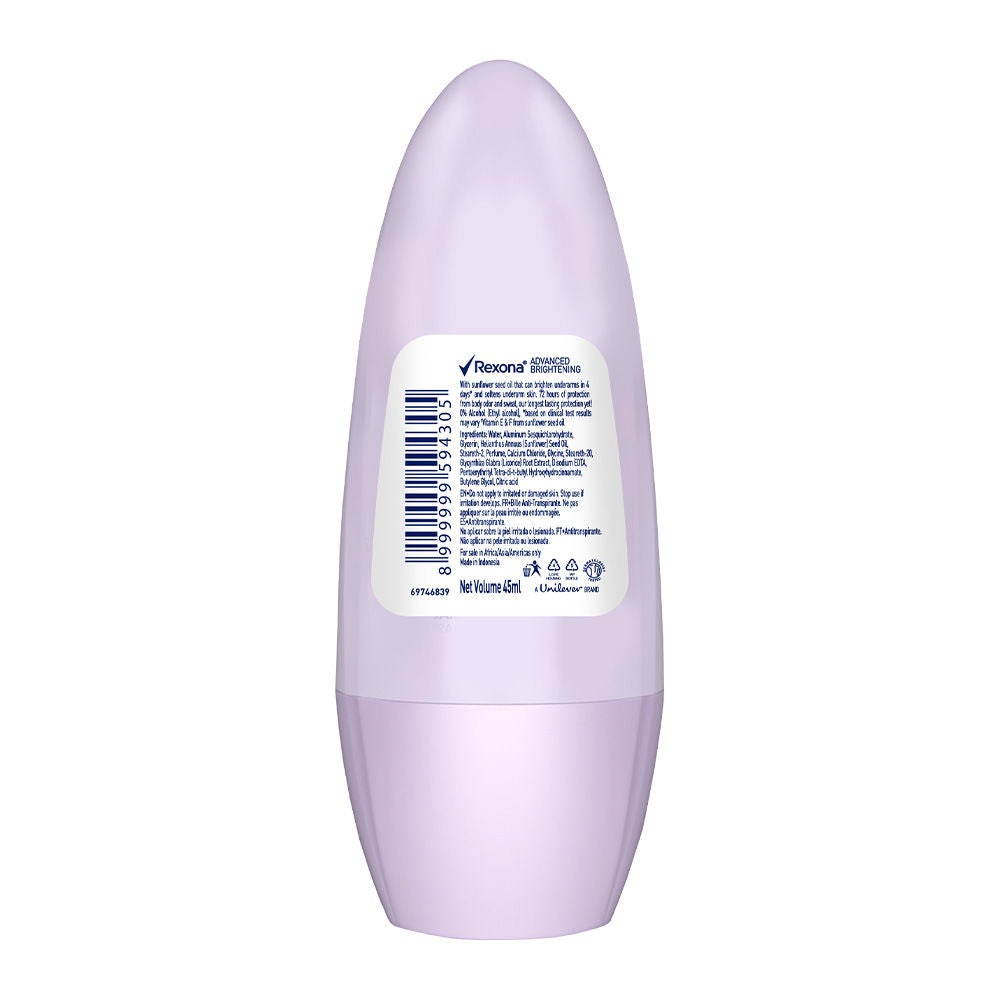 Rexona Advanced Brightening Roll-On Deodorant For Women, 45ml Buy at Indicrest Image 3