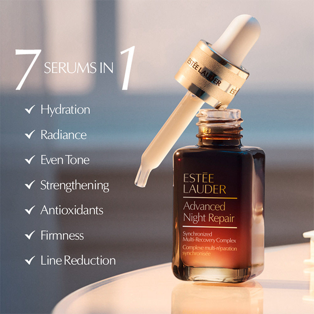 Estee Lauder P.M Routine Kit, Advanced Night Repair Serum & Eye Gel Cream, 35ml