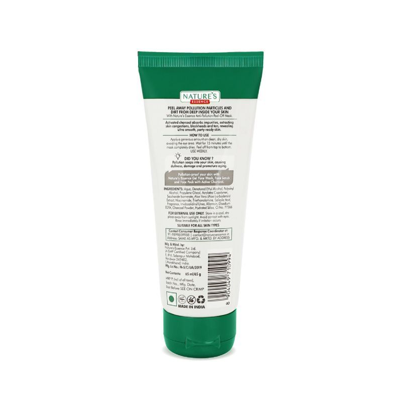 Nature's Essence Active Charcoal Peel-Off Mask, 50g Buy at Indicrest Image 6