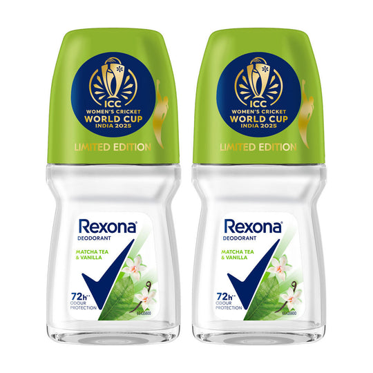 Rexona Antiperspirant Roll-On, Matcha Tea & Vanilla (Pack of 2) Buy at Indicrest
