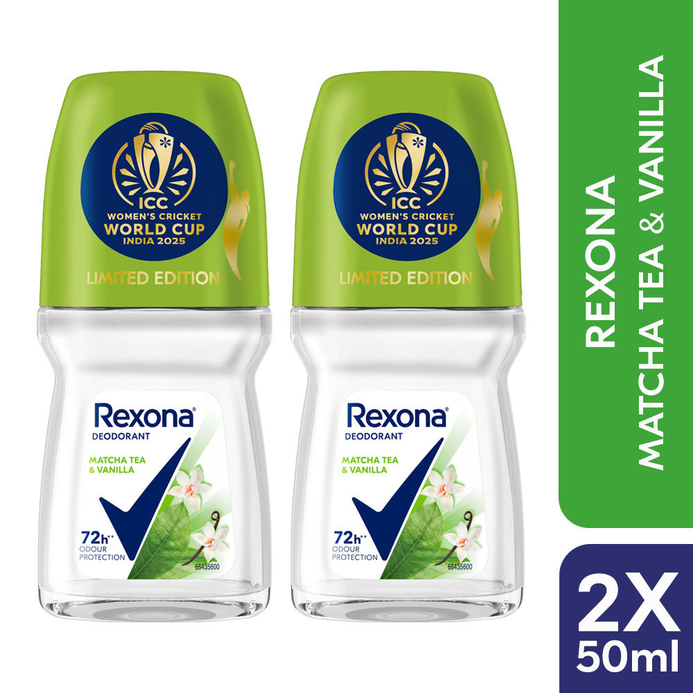 Rexona Antiperspirant Roll-On, Matcha Tea & Vanilla (Pack of 2) Buy at Indicrest Image 2