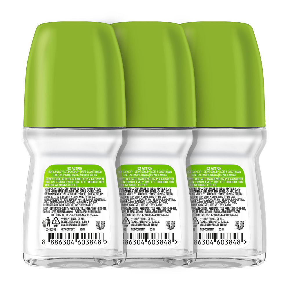 Rexona Antiperspirant Roll-On, Matcha Tea & Vanilla (Pack of 3), 3 pieces Buy at Indicrest Image 3
