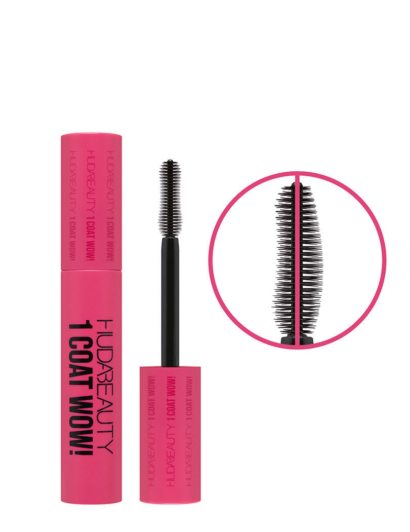 Huda Beauty 1 Coat WOW! Extra Volumizing and Lifting Mascara, 10ml