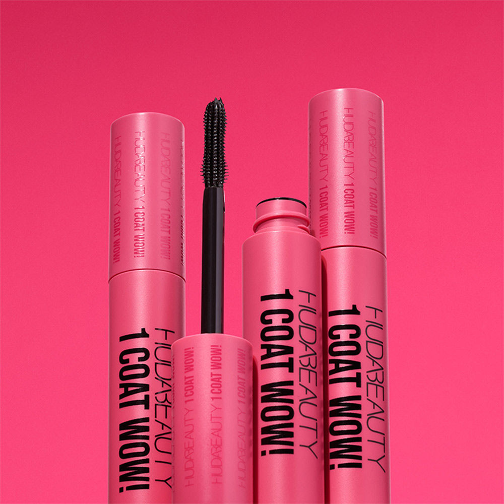 Huda Beauty 1 Coat WOW! Extra Volumizing and Lifting Mascara, 10ml