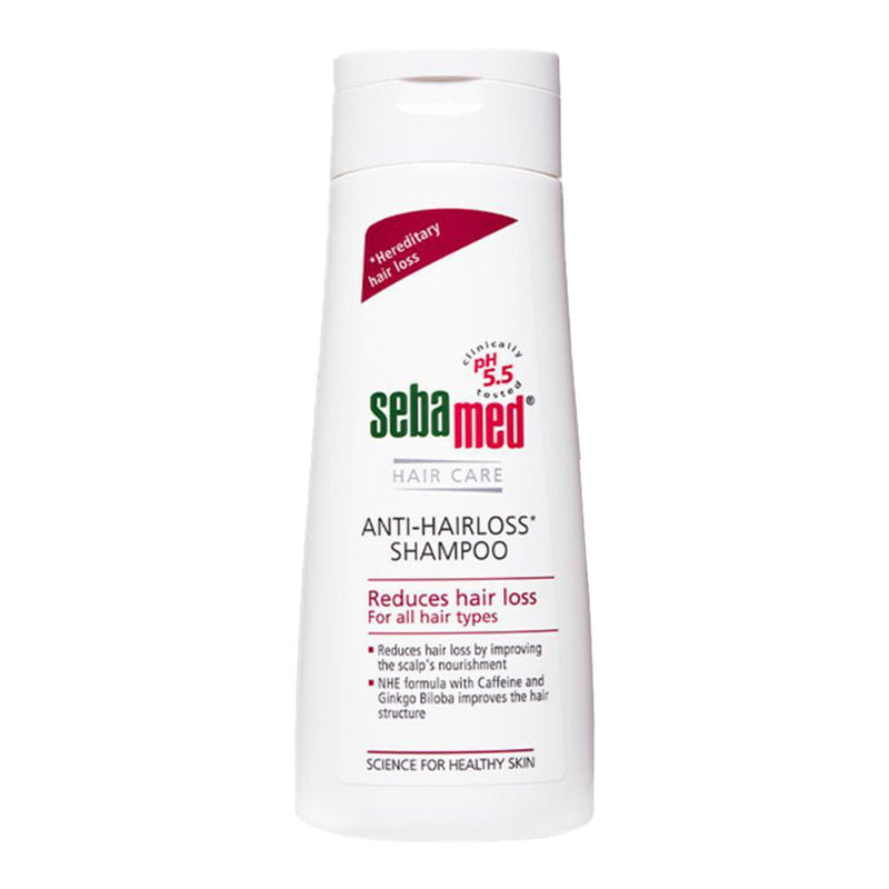 Sebamed Anti- Hairloss Shampoo, PH 5.5, Reduces Hairloss, Caffeine & Gingko Biloba, All Hair Types, 200ml Buy at Indicrest