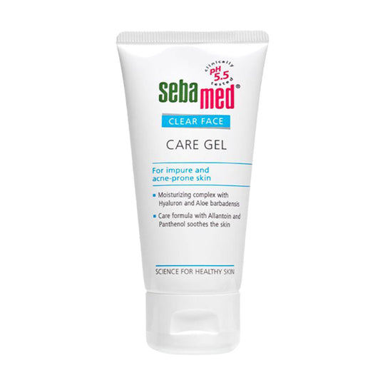 Sebamed Clear Face Care Gel, PH 5.5, Acne Prone Skin, Hyaluron & Aloe Vera, Water Based Moisturiser, 50ml Buy at Indicrest