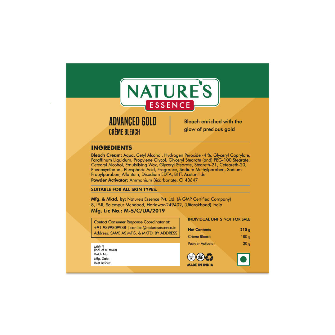 Nature's Essence Professional Advanced Gold Creme Bleach, 210g Buy at Indicrest Image 9