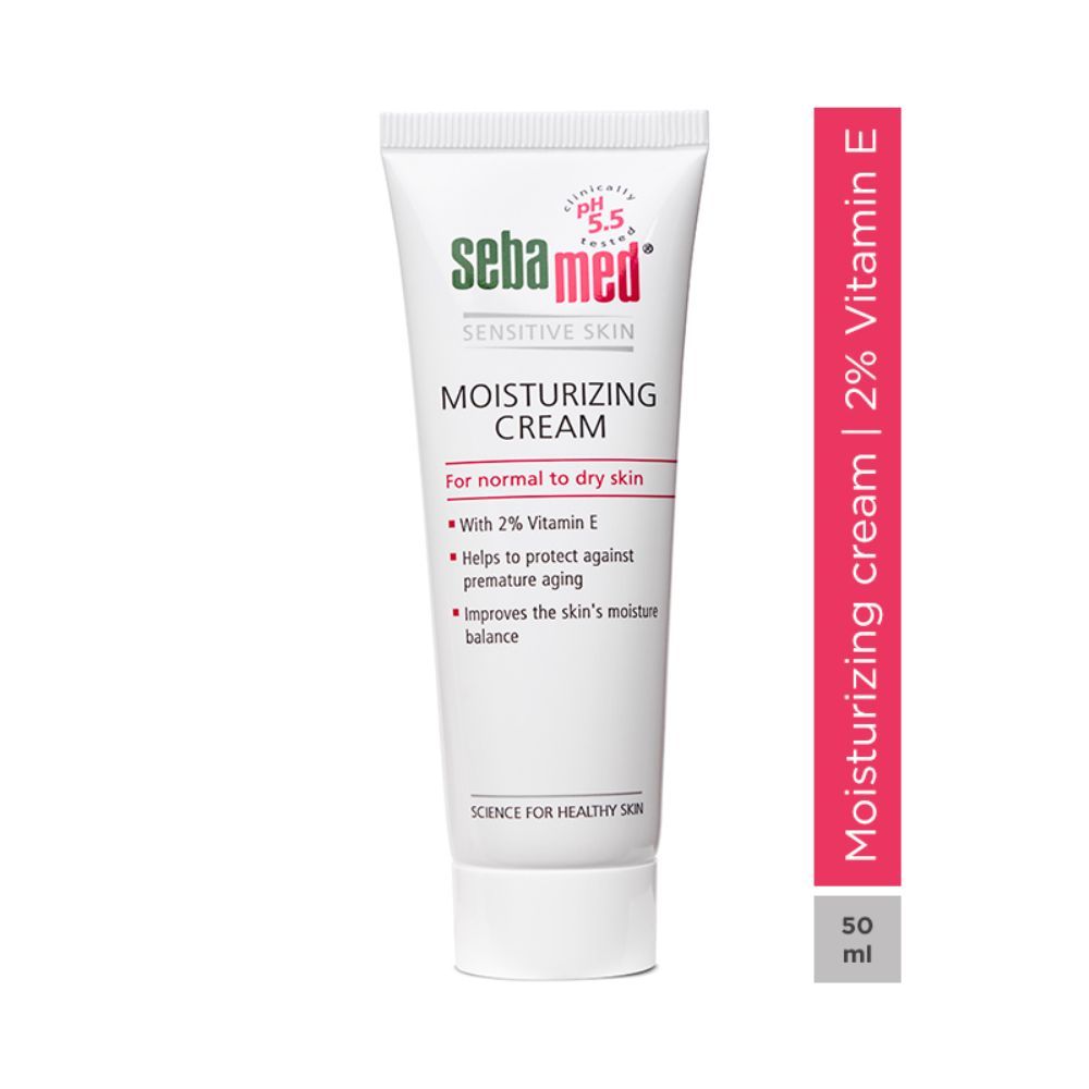 Sebamed Moisturizing Cream, PH 5.5, Normal To Dry Skin, With 2% Vitamin E, Prevents Premature Aging, 50ml Buy at Indicrest