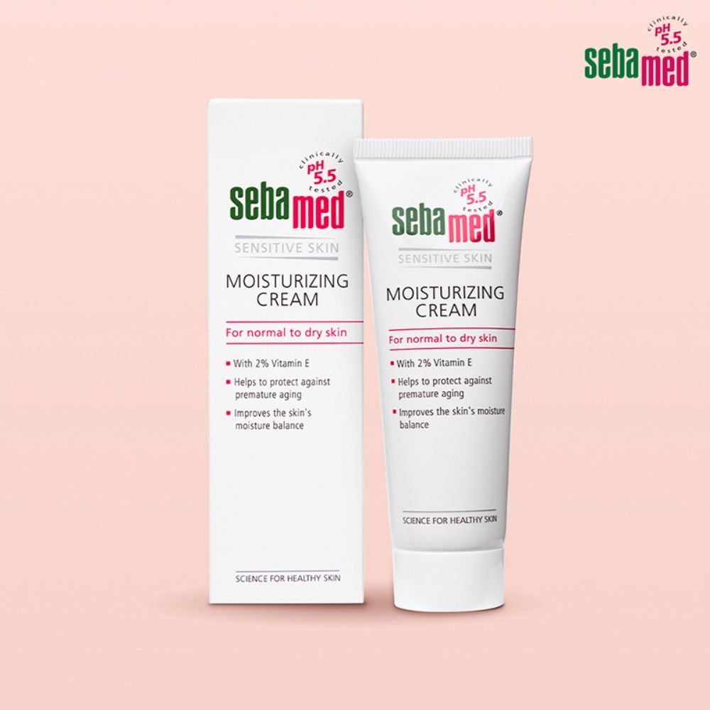 Sebamed Moisturizing Cream, PH 5.5, Normal To Dry Skin, With 2% Vitamin E, Prevents Premature Aging, 50ml Buy at Indicrest Image 2