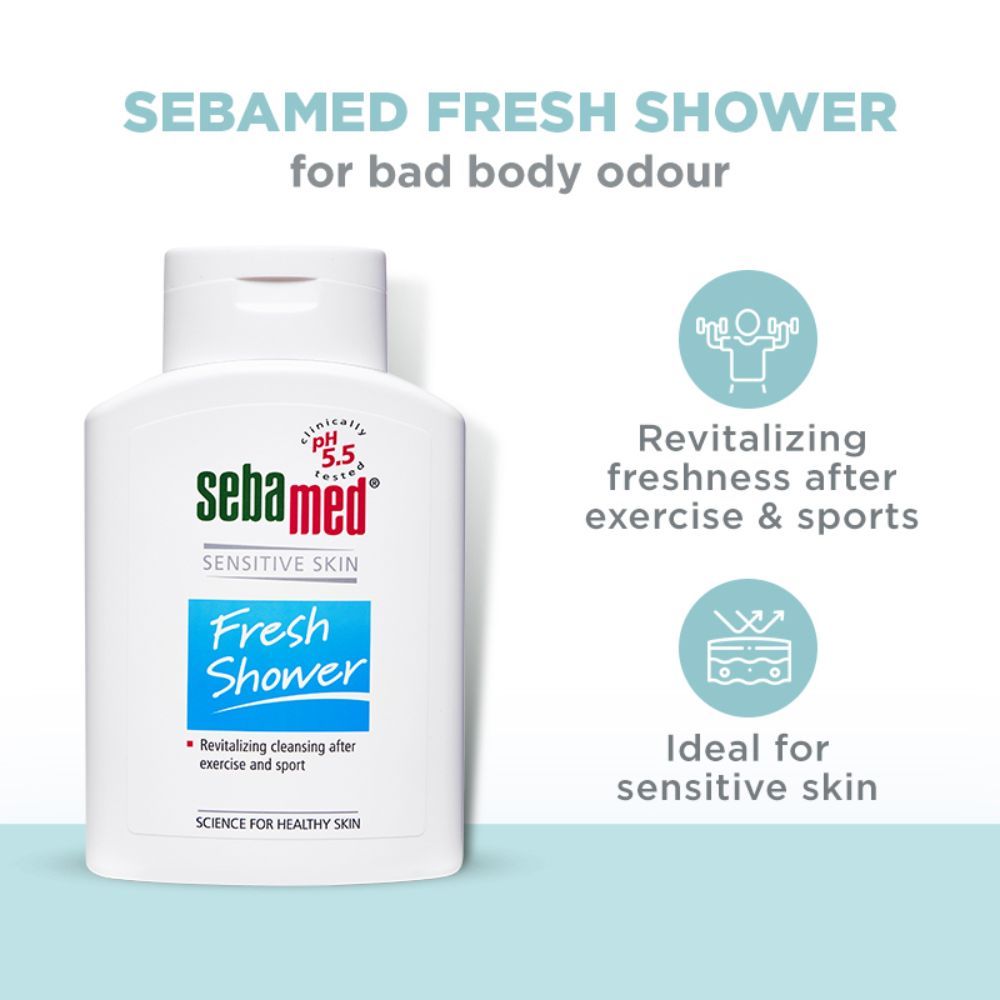 Sebamed Fresh Shower- PH 5.5- Revitalises Skin- Suitable For Sensitive Skin- For Active Lifestyle, 200ml Buy at Indicrest Image 5