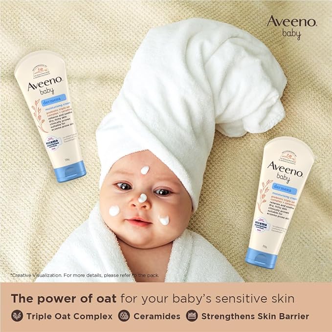 Aveeno Baby Dermexa Moisturizing Cream, 100g | Gentle Baby Moisturiser