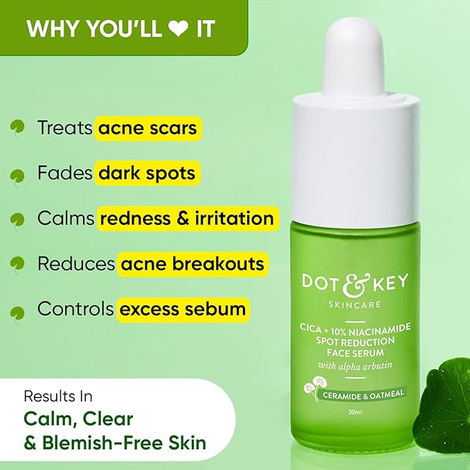 Dot & Key Cica + 10% Niacinamide Face Serum for Oily Skin, 20ml