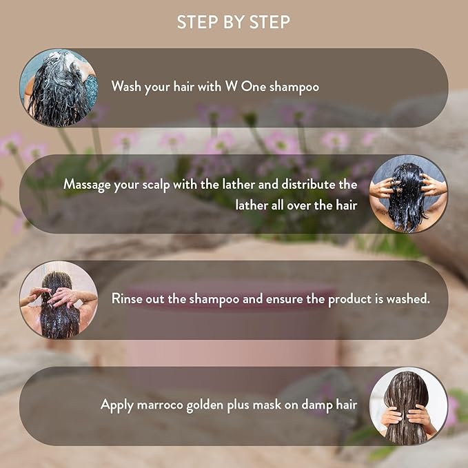 Floractive Profissional Marroco Golden Mask, 1000g | Intensive Hair Conditioning Mask