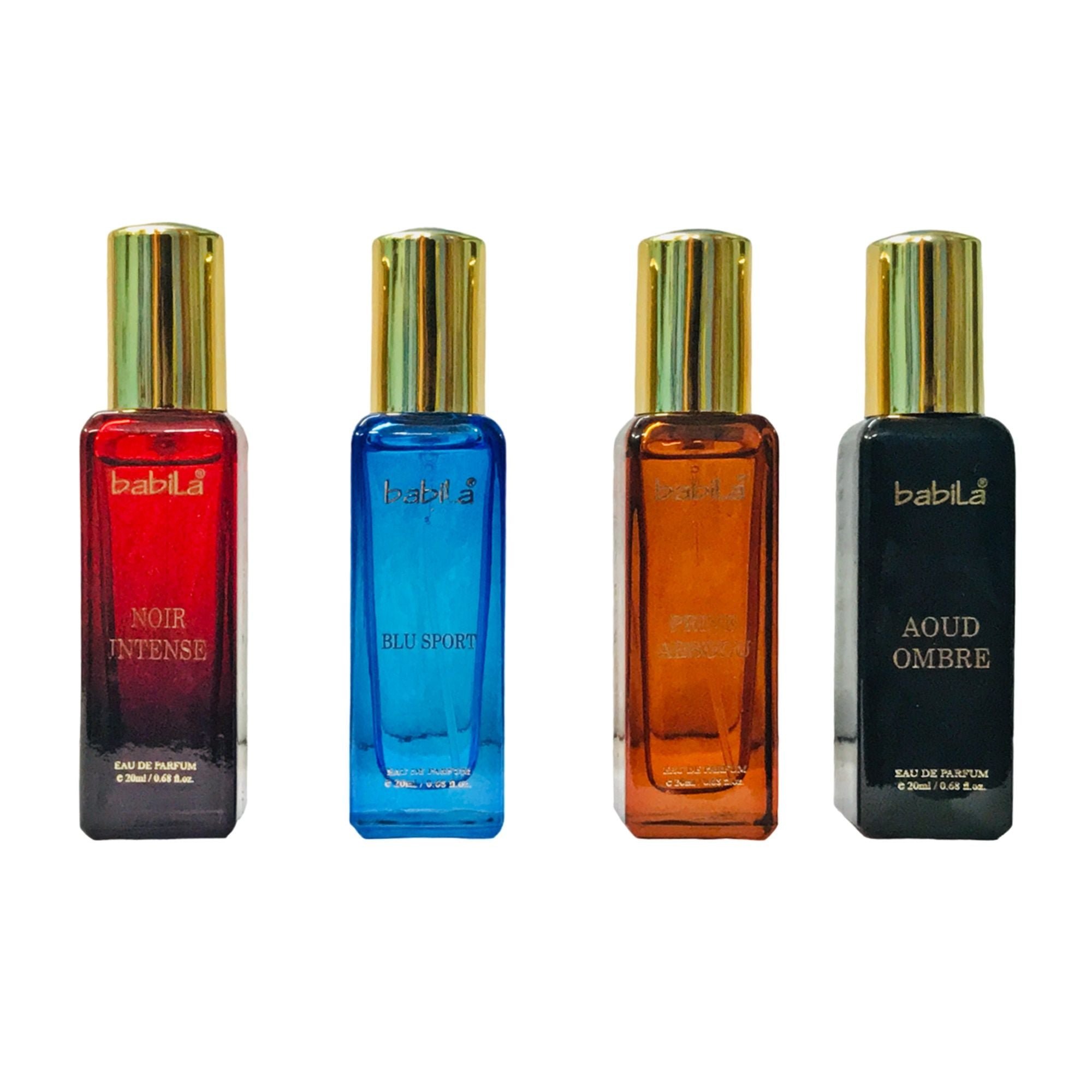 Babila Pour Homme Luxury Blend Perfume Set Of 4 Combo, 80ml Buy at Indicrest