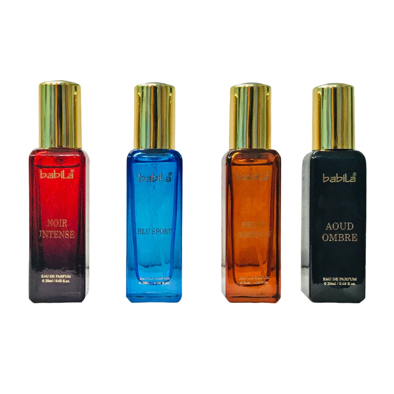 Babila Pour Homme Luxury Blend Perfume Set Of 4 Combo, 80ml Buy at Indicrest