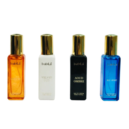 Babila Unisex Luxury Blend Perfume Set Of 4 Combo, 80ml Buy at Indicrest