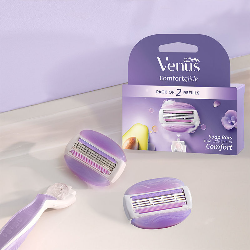 Gillette Venus Comfortglide Razor Blades - 2 Pieces Buy at Indicrest Image 3