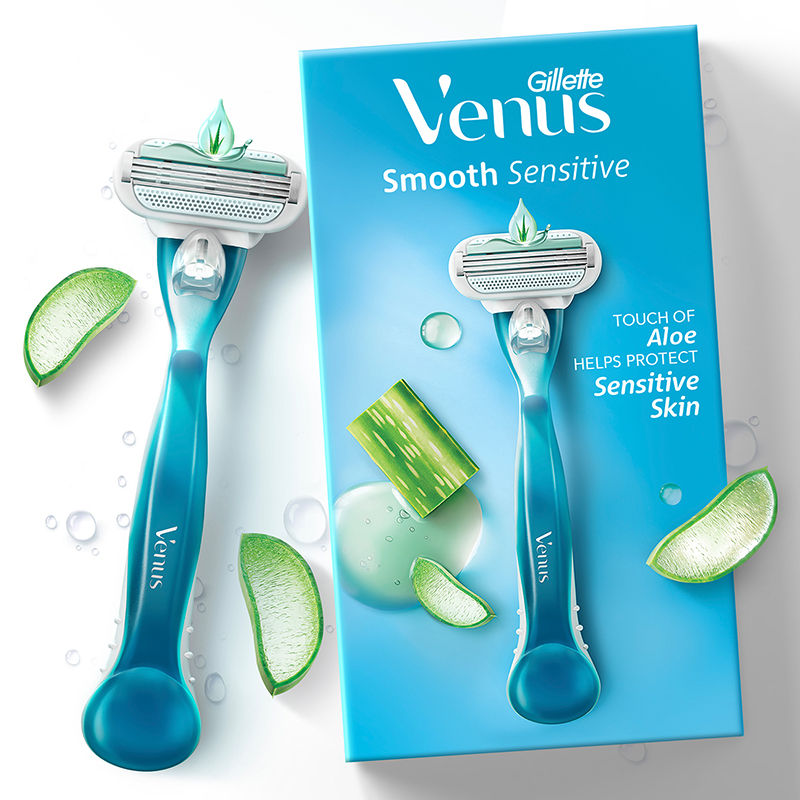 Gillette Venus Hair Removal Razor For Women with Aloe Vera Smooth 1 Pc Buy at Indicrest
